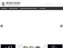 Tablet Screenshot of bodygems.com